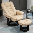 Fauteuil de relaxation AVERSA beige