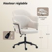 Chaise de bureau PORTICIA beige clair