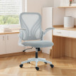 Chaise de bureau ergonomique PAGLIA gris clair