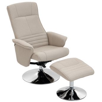 Fauteuil de relaxation CIVILA beige