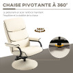 Fauteuil de relaxation VECCHIA beige