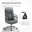 Fauteuil de bureau EVELINO gris
