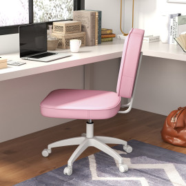 Chaise de bureau design CAVA rose
