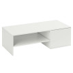Table basse plateau coulissant MAXIM blanche