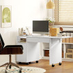 Bureau informatique mobile LANCOY blanc
