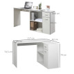 Bureau d’angle ou droit modulable SKEEZ blanc