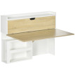 Bureau mural pliable HARPER blanc