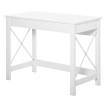 Bureau moderne compact MALISYA blanc