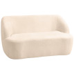 Canapé 2 places bouclettes LAMBY beige