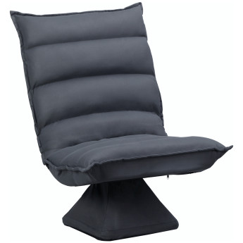 Fauteuil relax pivotant inclinable LOMPY anthracite