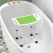 Siège de douche hauteur réglable VINKY blanc et vert