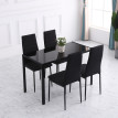Lot de 4 chaises de salle à manger design GOSSY noir