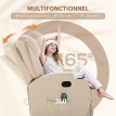 Fauteuil relaxation massant GAUTYER crème