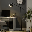 Lampadaire sur pied bureau MILERY noir