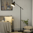 Lampadaire sur pied bureau MILERY noir