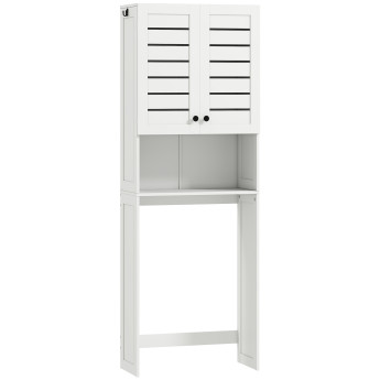 Meuble WC dessus toilettes IVEN blanc