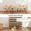 Rack pour 96 bouteilles CAVO bois naturel