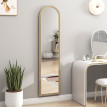 Miroir pleine longueur 40 x 160 cm GILL effet pierre beige