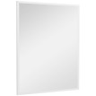 Miroir mural rectangulaire 70 x 90 cm LYMON blanc