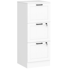 Caisson de bureau 3 tiroirs BULO blanc
