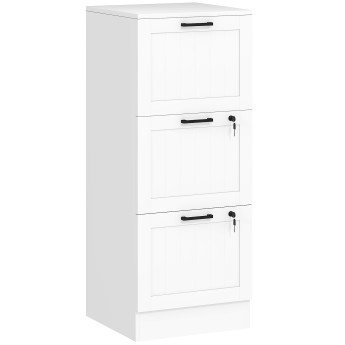 Caisson de bureau 3 tiroirs BULO blanc