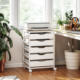 Caisson mobile de bureau MAGUY blanc