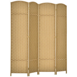 Paravent intérieur pliable CORTINA beige