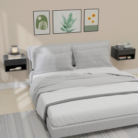 Lot de 2 chevets suspendus PERRO noir