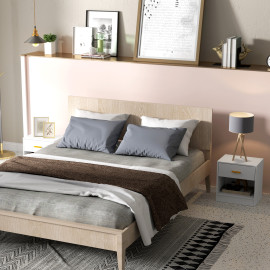 Lot de 2 chevets LENA blancs