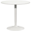 Table ronde design 2 personnes CARMINO blanche