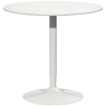 Table ronde design 2 personnes CARMINO blanche