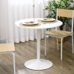 Table ronde design 2 personnes CARMINO blanche