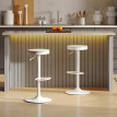 Lot de 2 tabourets de bar réglables EVITA blancs