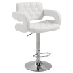 Tabouret de bar réglable OLIVIA beige clair