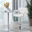 Tabouret de bar réglable OLIVIA beige clair