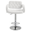 Tabouret de bar réglable OLIVIA beige clair