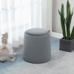 Pouf coffre table basse d’appoint 3 en 1 WANDELA gris