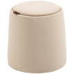 Pouf coffre table basse d’appoint 3 en 1 WALINA beige