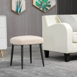 Tabouret repose-pieds design MARGOT beige