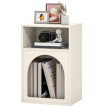Chevet Kervane design troglodyte niches élégant rangement chambre crème