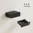Chevets suspendus Ondéa design moderne et gain de place noir rangement pratique chambre