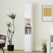 Colonne salle de bain Evora rangement élégant moderne blanc optimise espace niches étagères