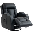 Fauteuil Massant Datara Confort Chaleur Vibrations Noir Relaxation Maison Bureau