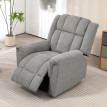 Fauteuil Relax Nexial Massant Chauffant Électrique Releveur Confort Chenille Gris Foncé