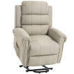 Fauteuil Massant Releveur Électrique Deltara Confort Relaxation Chauffant Beige