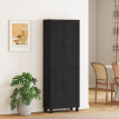 Buffet Arvionis vaisselier rangement cuisine élégant effet bois clair ou noir optimisez espace