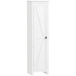 Colonne de rangement Torvyna style campagne chic blanc effet bois optimisez votre espace