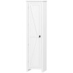 Colonne de rangement Torvyna style campagne chic blanc effet bois optimisez votre espace
