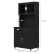 Armoire de cuisine design Nexyra noir moderne rangement optimisé élégance contemporaine