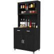 Armoire de cuisine design Nexyra noir moderne rangement optimisé élégance contemporaine